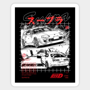 Supra Initial D Sticker